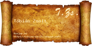 Tóbiás Zsolt névjegykártya