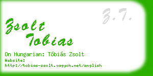 zsolt tobias business card