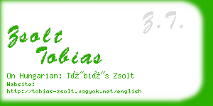 zsolt tobias business card